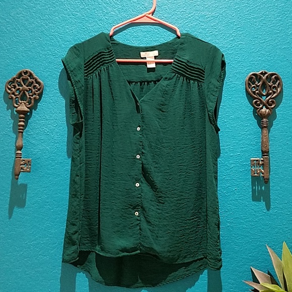Tops - Emerald Green Top